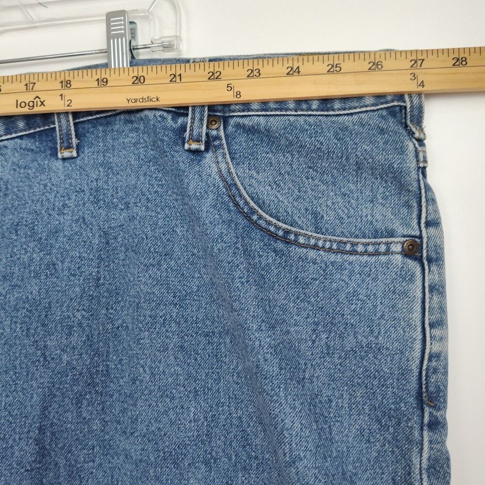 Carhartt Relaxed Fit Jeans Men's 54x30 Medium Blue Wash Straight Leg - Picture 3 of 9